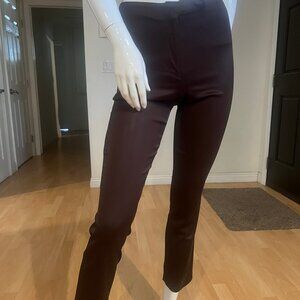 VINTAGE FUTURE OZBEK BY RIFAT OZBEK CROPPED SLIM PANTS SIZE 4 US